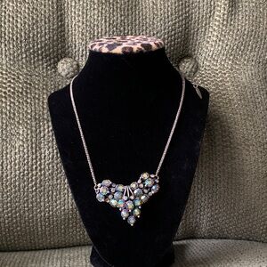 Coldwater Creek Iridescent Silver Necklace